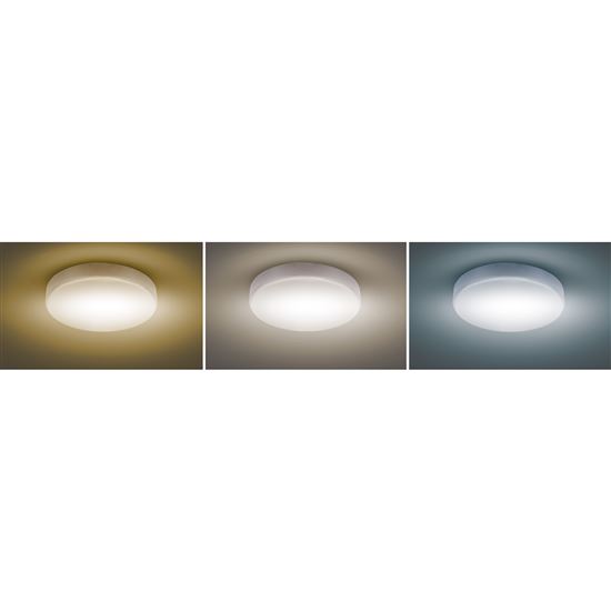 Solight LED osvetlenie LECCE s diaľkovým ovládačom, 36W, 2160lm, 30cm, zmena chromatickosti, stmievateľné, biela