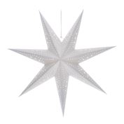 Solight LED vianočná hviezda, závesná, 60cm, 20x LED, časovač, 2x AA