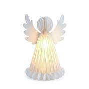 Solight andel s LED osvetlením a časovačom, 37cm, 3xAA