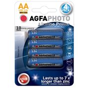 AgfaPhoto Power alkalická batéria LR06/AA, blister 4ks 