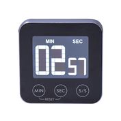 Solight digitálna kuchynská minútka, odpočítanie alebo pripočítania času, hliník, čierna farba, magnet pre prichytenie