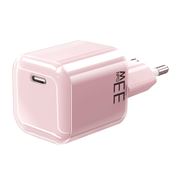Solight 33W GaN fast charge USB-C adaptér, ružový