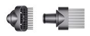 Dyson hrebeň so širokými zubami pre Dyson Supersonic - (sivá)