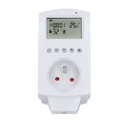 Solight termostaticky spínaná zásuvka, zásuvkový termostat, 230V/16A, režim vykurovania alebo chladenia, rôzne teplotné režimy