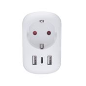 Solight cestovný adaptér s USB do Spojených štátov, typ B