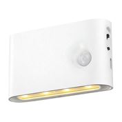 Solight nabíjacie nočné LED svetielko s pohybovým a svetelným sensorom, 0,5W, 3000K, Li-Ion