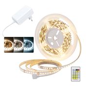 Solight LED svetelný pás, RGB, 3m, sada s 12V adaptérom a DO, 7,2W/m, IP20