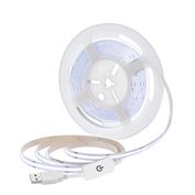 Solight LED COB opasok, 5m, 7W/m, 500lm/m, studená biela, USB napájanie, vypínač, 8mm