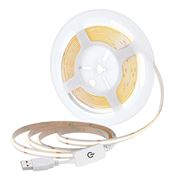 Solight LED COB opasok, 5m, 7W/m, 500lm/m, teplá biela, USB napájanie, vypínač, 8mm