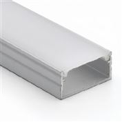 Solight hliníková lištal pre LED pásky 2, 18x9mm, mliečny difúzor, 1m