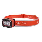 Solight LED čelová nabíjacia svietidlo, 250lm, teplé+studené svetlo, Li-Ion
