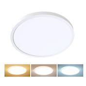 Solight LED stropné osvetlenie prisadené kulaté, 48W, 4800lm, 3CCT, UGR<19, 60cm, 3 roky záruka, biela farba