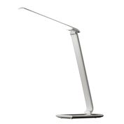 Solight LED stolná lampička stmievateľná, 12W, voľba teploty svetla, USB, biely lesk