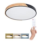 Solight LED osvetlenie s diaľkovým ovládačom Polia, 46W, 3220lm, 40cm, zmena chromatickosti, stmievateľné