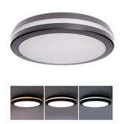 Solight LED osvetlenie Gari, 26W, 2340lm, 3CCT, IP65, 30cm, čierna