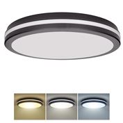 Solight LED osvetlenie Gari, 44W, 3960lm, 3CCT, IP65, 40cm, čierna