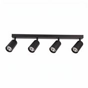 Solight GU10 bodové osvetlenie Enzo, 4x GU10, 59cm, čierna