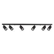 Solight GU10 bodové osvetlenie Enzo, 6x GU10, 119cm, čierna