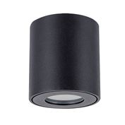 Solight GU10 bodové osvetlenie Eira, valec, IP54, 80*90, čierna