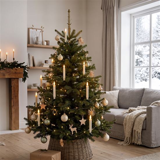 Solight sada LED sviečok na vianočný stromček, 10x sviečka, diaľkové ovládanie, časovač, 1xAAA