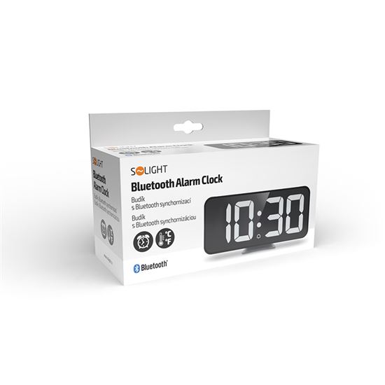Solight digitální hodiny s bluetooth synchronizáciou