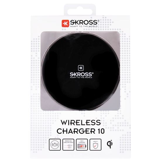 SKROSS bezdrôtový nabíjací adaptér Wireless Charger 10, Qi 10W