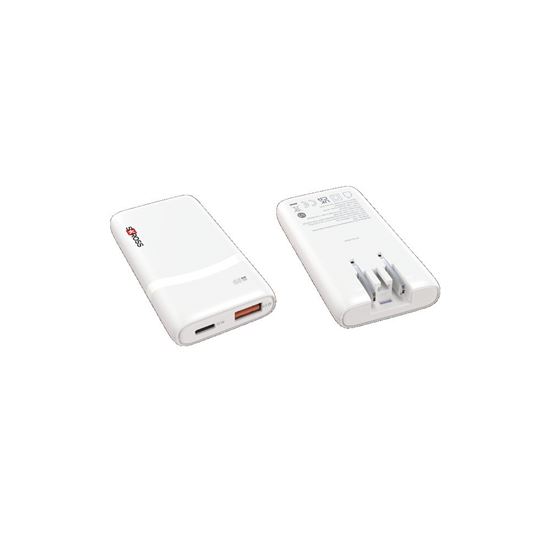 SKROSS USB A+C nabíjačka Multihead charger 65W EU+UK+US, typ C+G+A