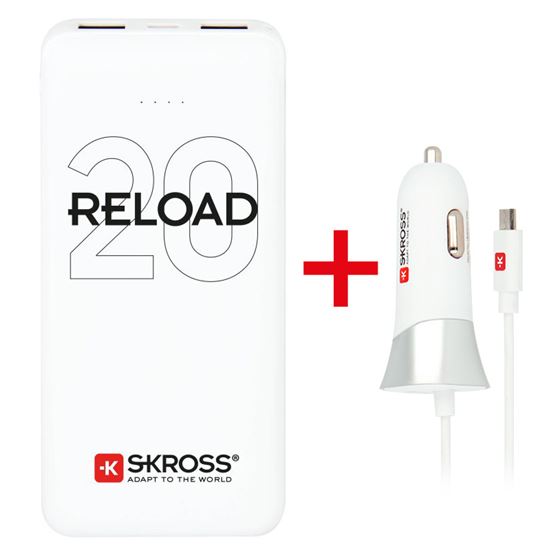 SKROSS PROMO powerbanka Reload 20 + Alarm USB kábel zadarmo