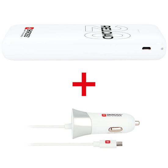 SKROSS promo akcia powerbank Reload 20 + USB Car Charger zadarmo