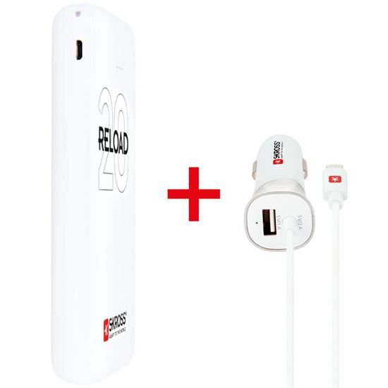 SKROSS promo akcia powerbank Reload 20 + USB Car Charger zadarmo