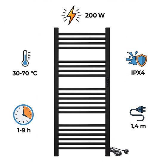 Solight elektrický sušiak uterákov 200W