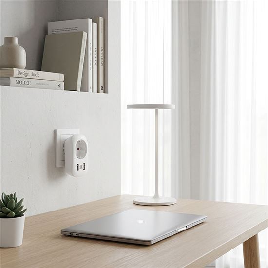 Solight cestovný adaptér s USB A+C 20W PD do Spojených štátov, typ B