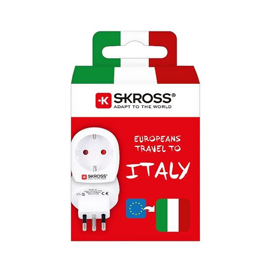 SKROSS cestovný adaptér SKROSS pre použitie v Taliansku