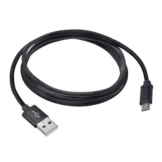 Solight USB kábel, USB 2.0 A konektor - USB B micro konektor, blister, 1m