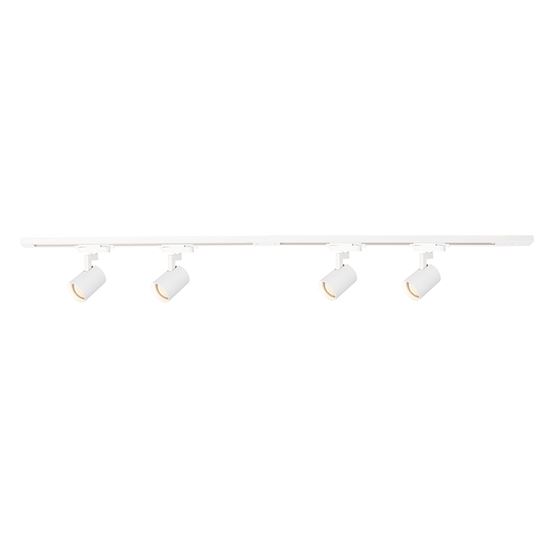 Solight lištové osvetlenie, 2x80cm, 4x GU10 bodové svietidlo, biela