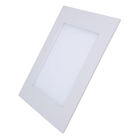 Solight LED mini panel, podhľadový, 6W, 400lm, 3000K, tenký, štvorcový, biely