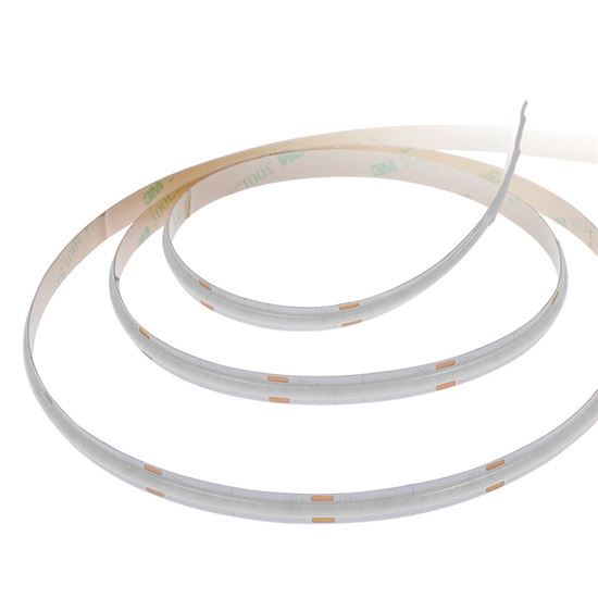 Solight LED COB opasok, 5m, 7W/m, 500lm/m, studená biela, USB napájanie, vypínač, 8mm