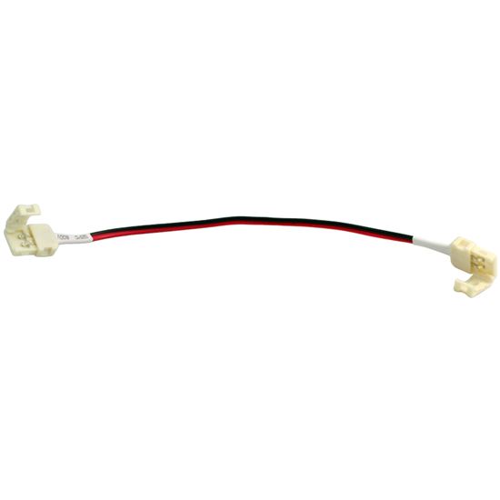 Solight prepojovací kábel pre LED pásy, 8mm zacvakávací konektor na oboch stranách, 1ks, sáčok