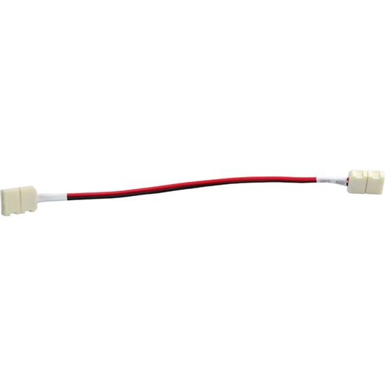 Solight prepojovací kábel pre LED pásy, 10mm zacvakávací konektor na oboch stranách, 1ks, sáčok