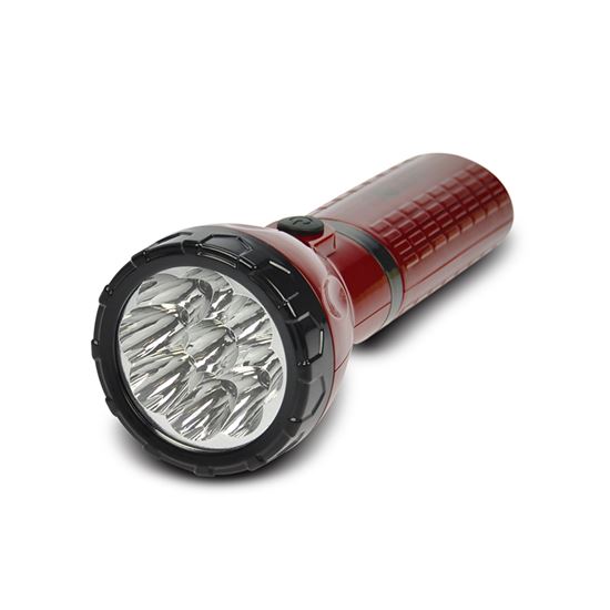 Solight LED nabíjacie svietidlo, 9 x LED, červenočierna, plug-in