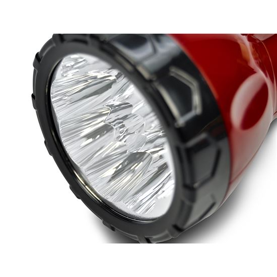 Solight nabíjacie LED svietidlo, plug-in, Pb 800mAh, 9x LED, červenočierna