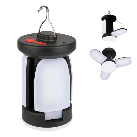 Solight LED nabíjacia kempingová lampa, 300lm, Li-Ion, teplá biela