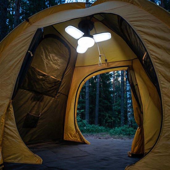 Solight LED nabíjacia kempingová lampa, 300lm, Li-Ion, teplá biela