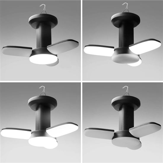 Solight LED nabíjacia kempingová lampa, 300lm, Li-Ion, teplá biela
