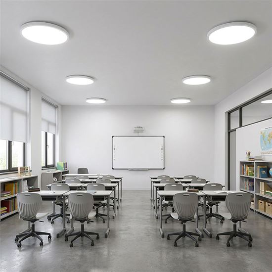Solight LED stropné osvetlenie prisadené kulaté, 48W, 4800lm, 3CCT, UGR<19, 60cm, 3 roky záruka, biela farba