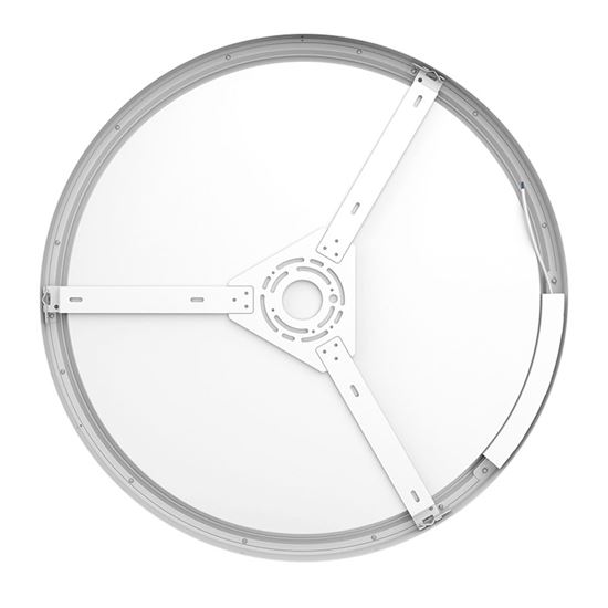 Solight LED stropné osvetlenie prisadené kulaté, 48W, 4800lm, 3CCT, UGR<19, 60cm, 3 roky záruka, biela farba
