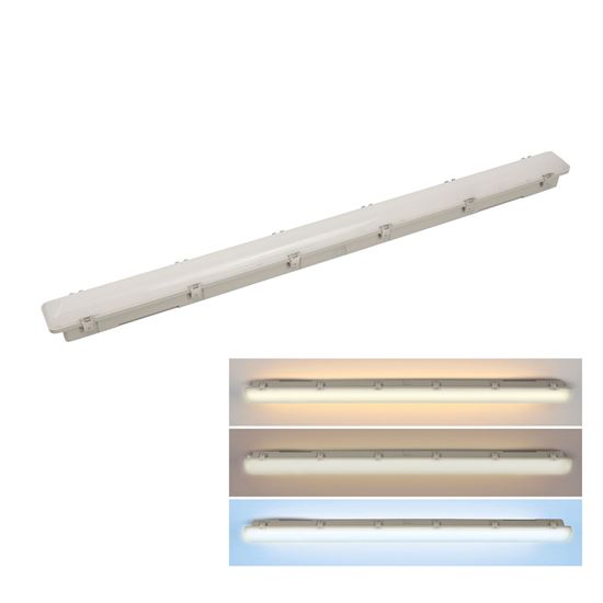 Solight LED osvetlenie prachotesné, IP65, 40W, 4800lm, 3CCT - voliteľná chromatickosť, 120cm, Lifud