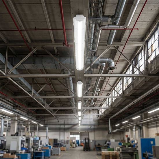 Solight LED osvetlenie prachotesné, IP65, 40W, 4800lm, 3CCT - voliteľná chromatickosť, 120cm, Lifud