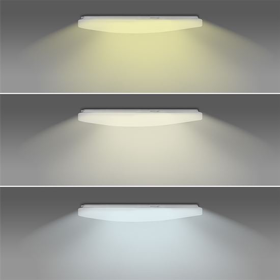 Solight LED SMART WIFI stropné svetlo, 28W, 1960lm, 3000-6000K, štvorcové, 38cm