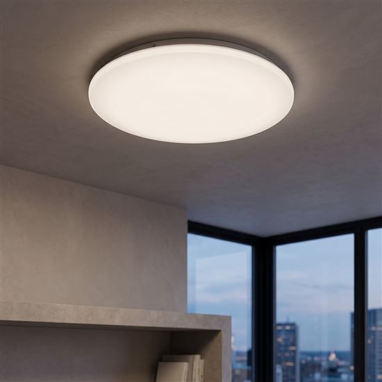 Solight LED stropné svetlo Plain, 3CCT, 24W, 1920lm, IP44, okrúhle, 38cm